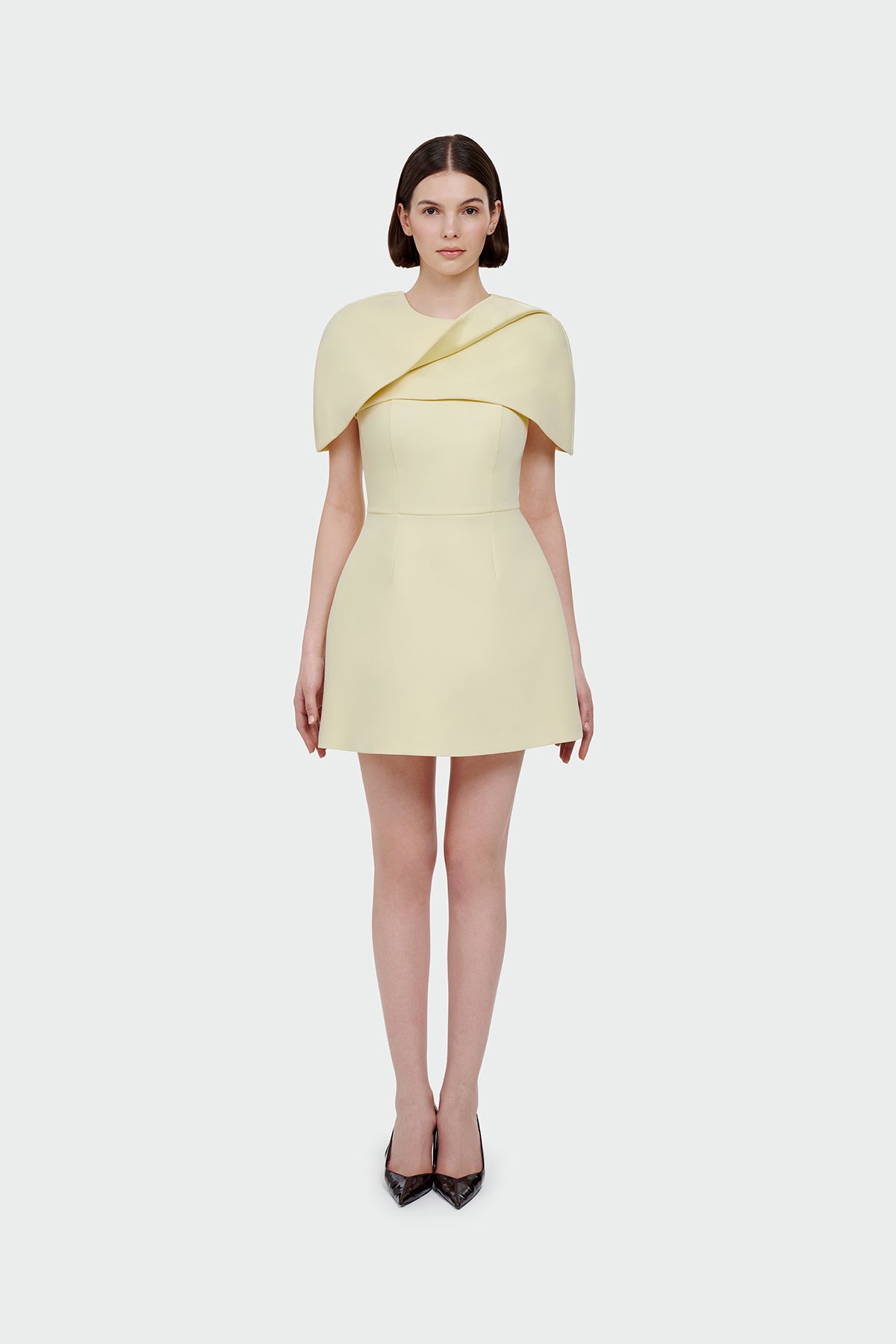 Bolero Detaylı Mini Abiye Elbise