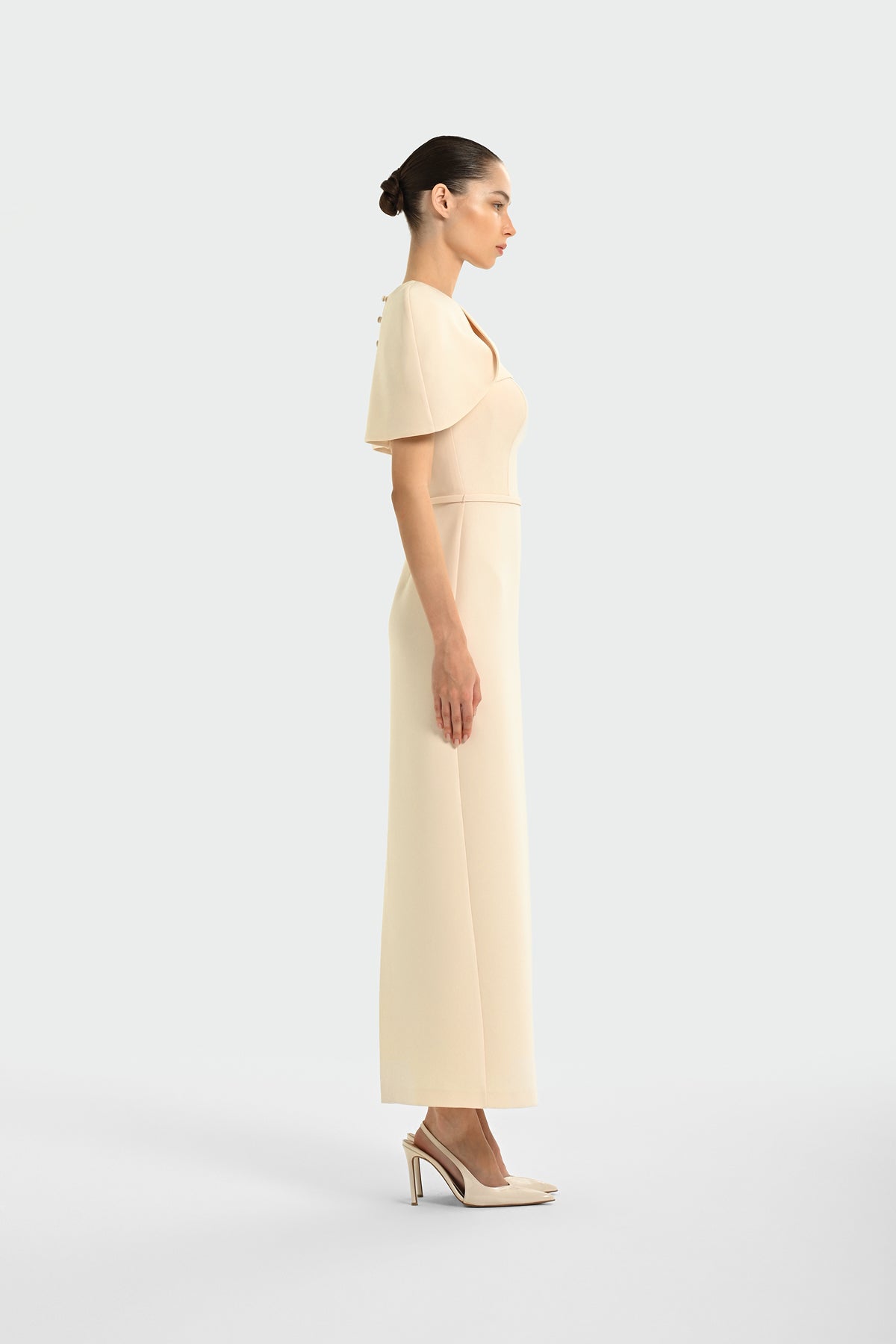 Bolero Detaylı Uzun Abiye Elbise