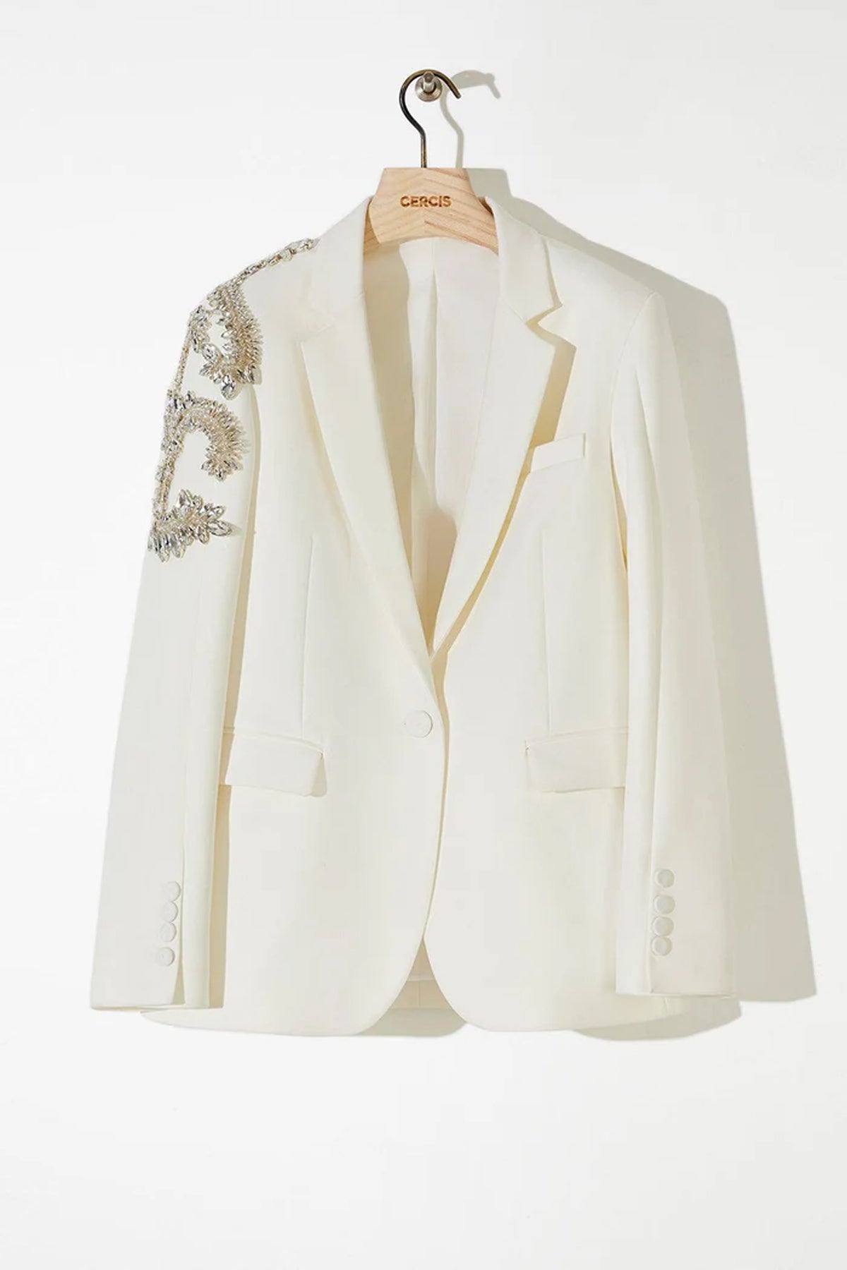 Kasnak İşleme Kadın Blazer Ceket - Cercis