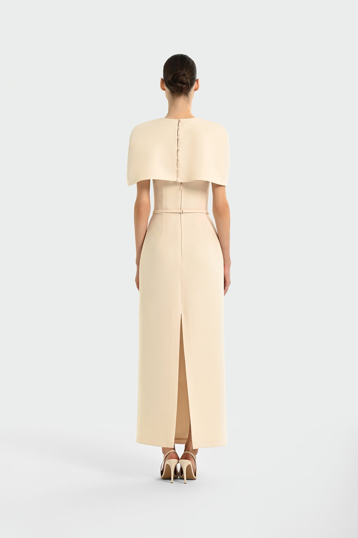 Bolero Detaylı Uzun Abiye Elbise