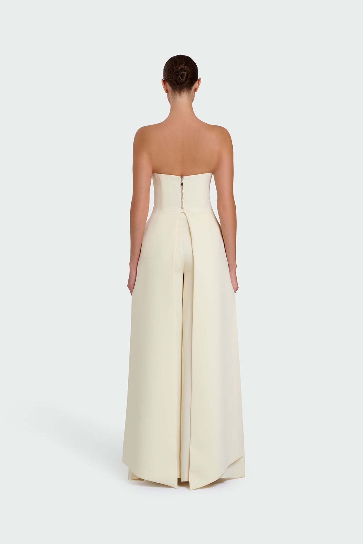 Strapless Tail Detailed Evening Dress Set