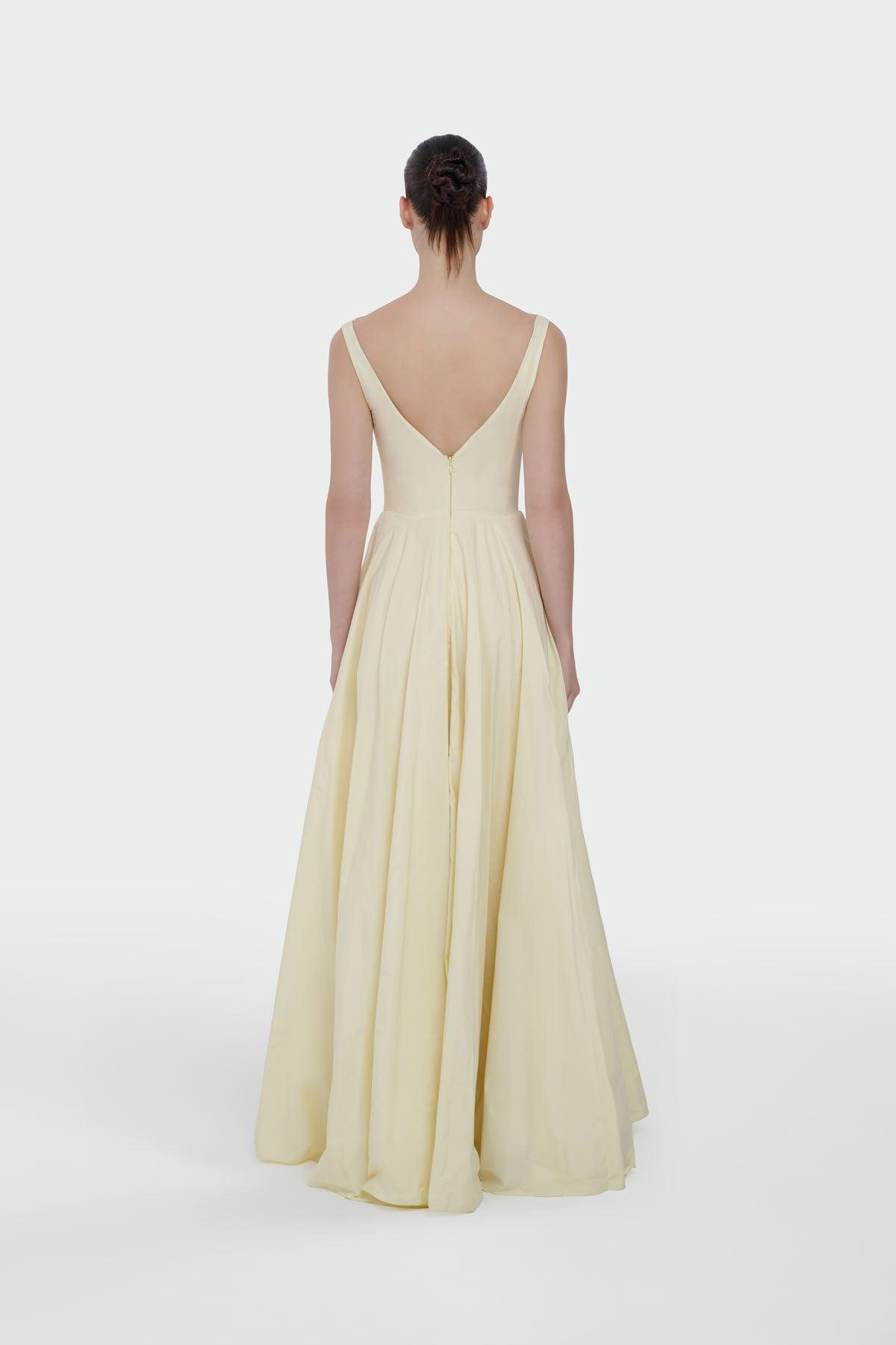 Asymmetric Waist Detail Evening Dress
