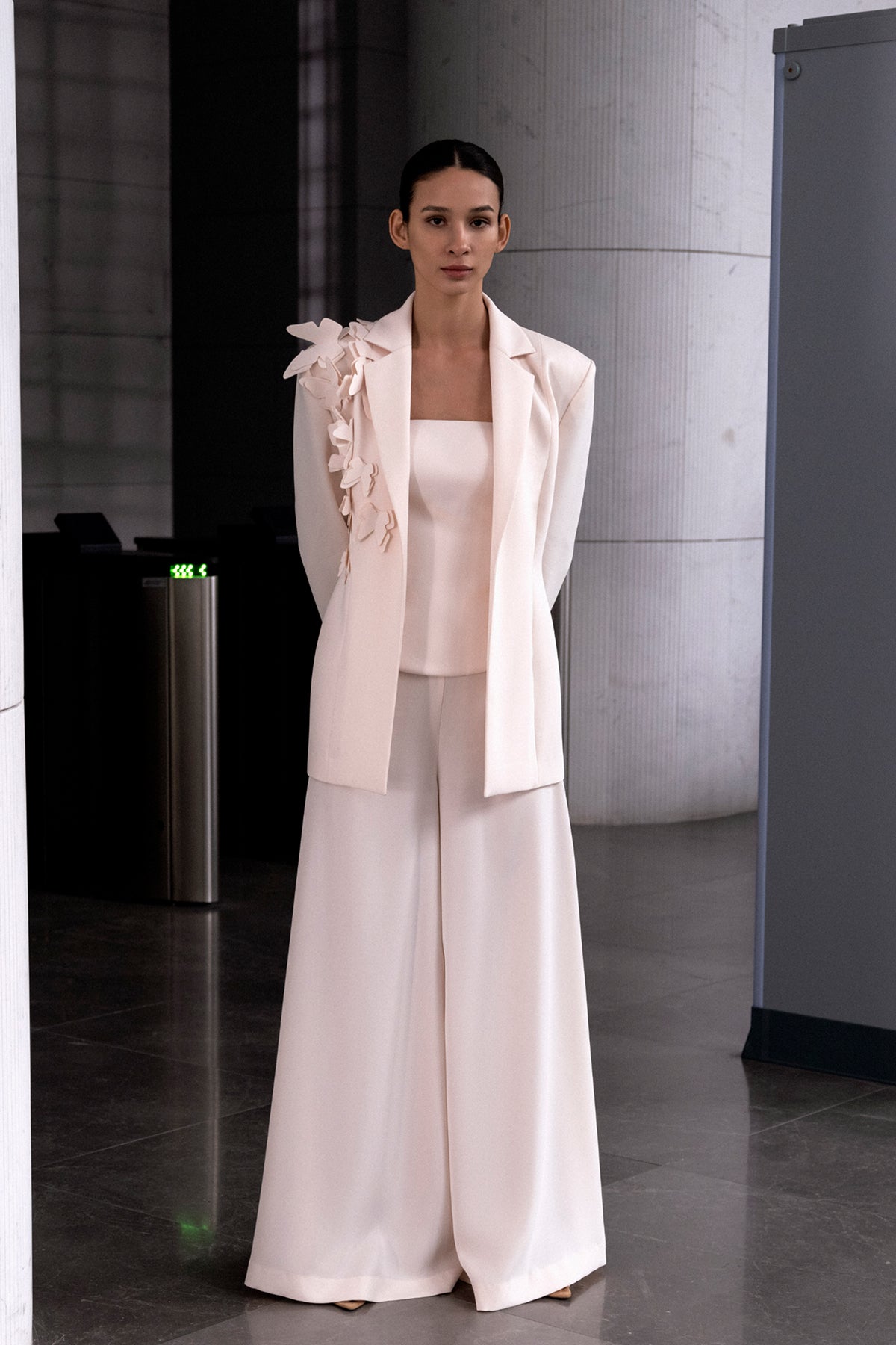 Kelebek Desenli Blazer Ceket