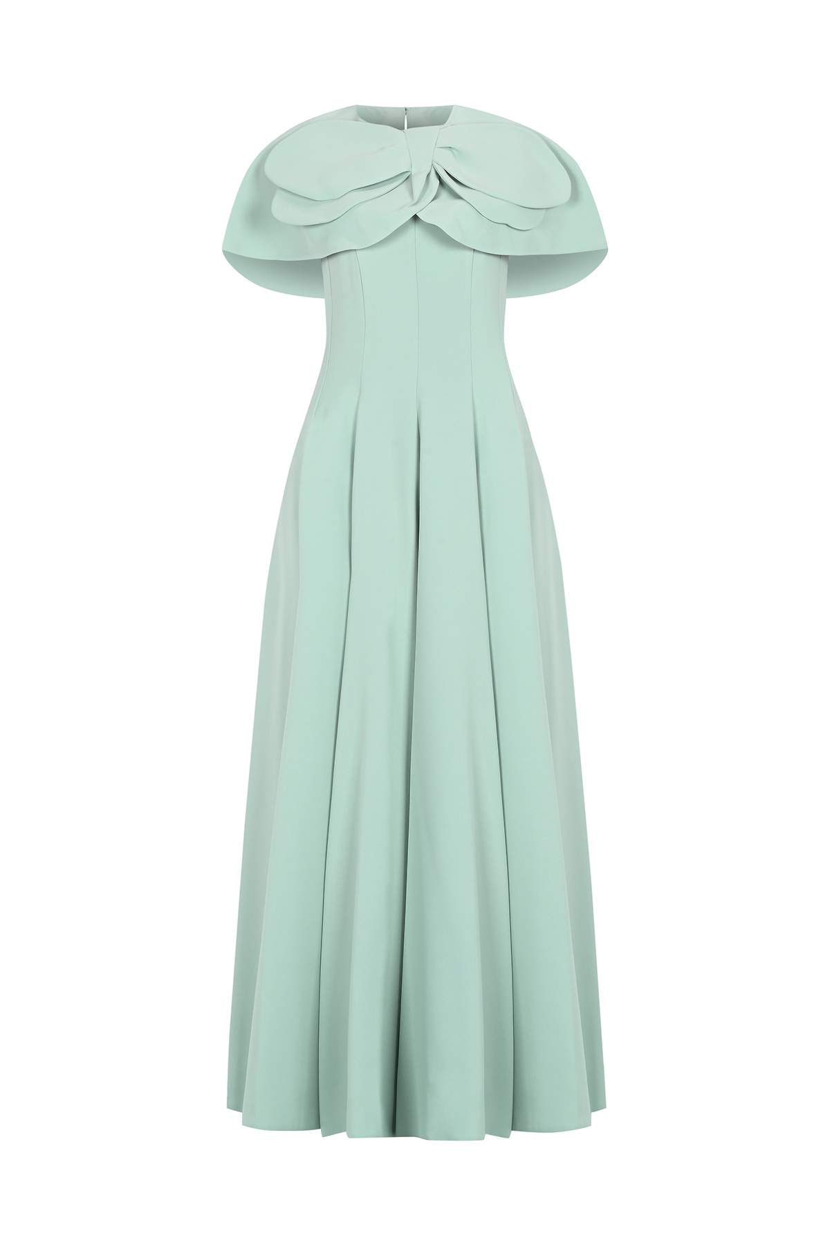 Bolero Detaylı Straplez Kloş Etek Abiye Elbise